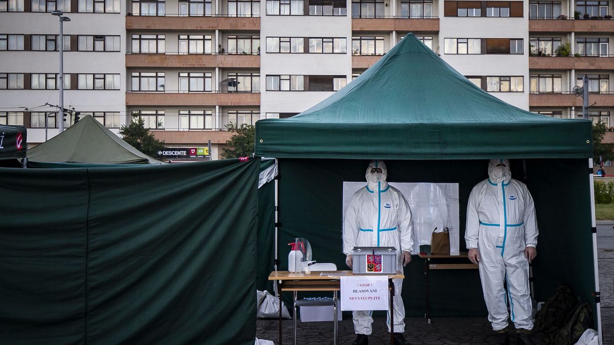 Miejsce do robienia testów na covid, Czechy 2020