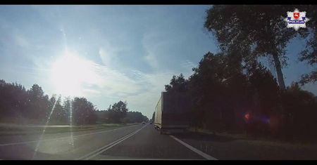 Pijany 35-latek prowadził ciężarówkę. Zatrzymał go policjant po służbie