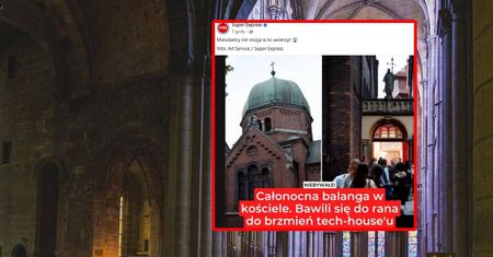 Impreza w kościele w Rybniku. Do białego rana