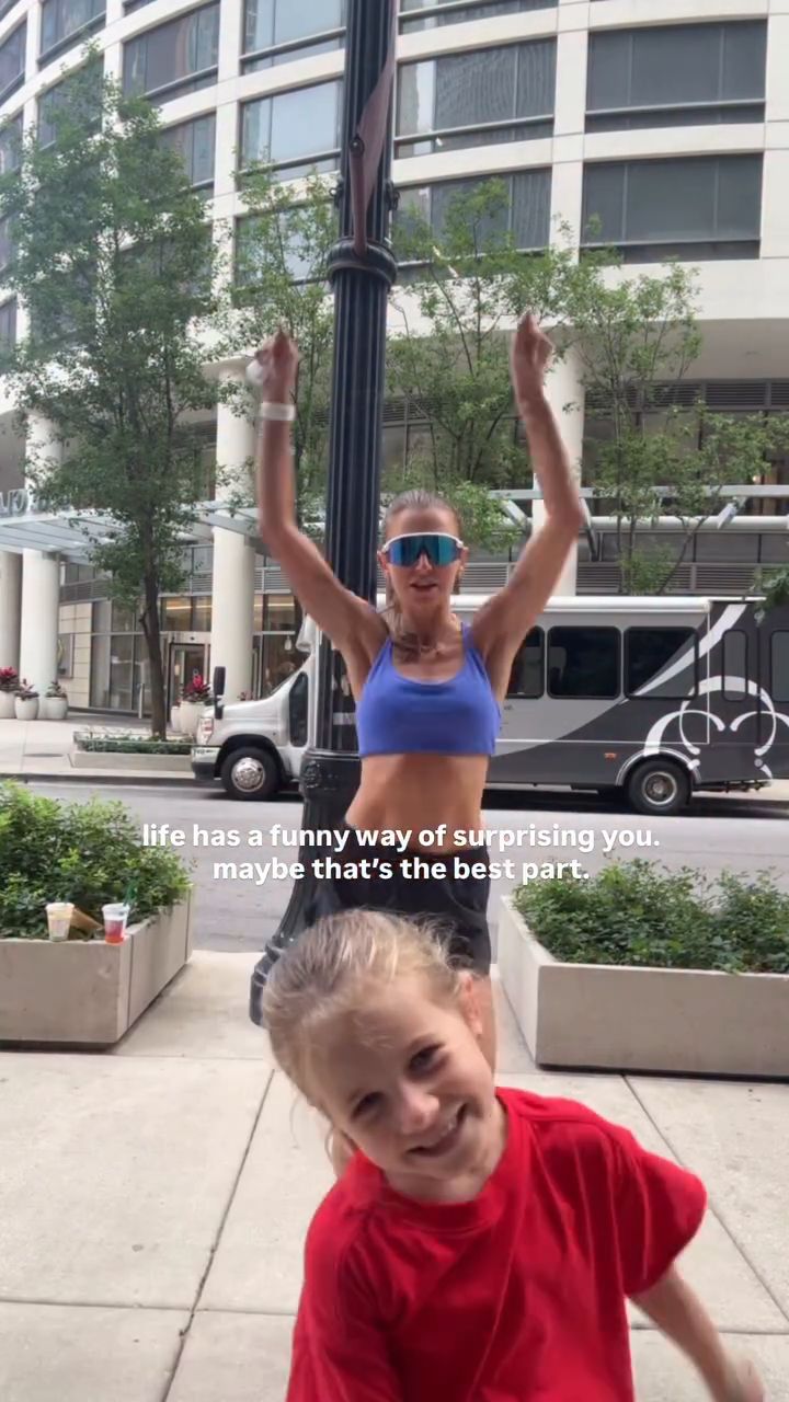 Anna Lewandowska z córką