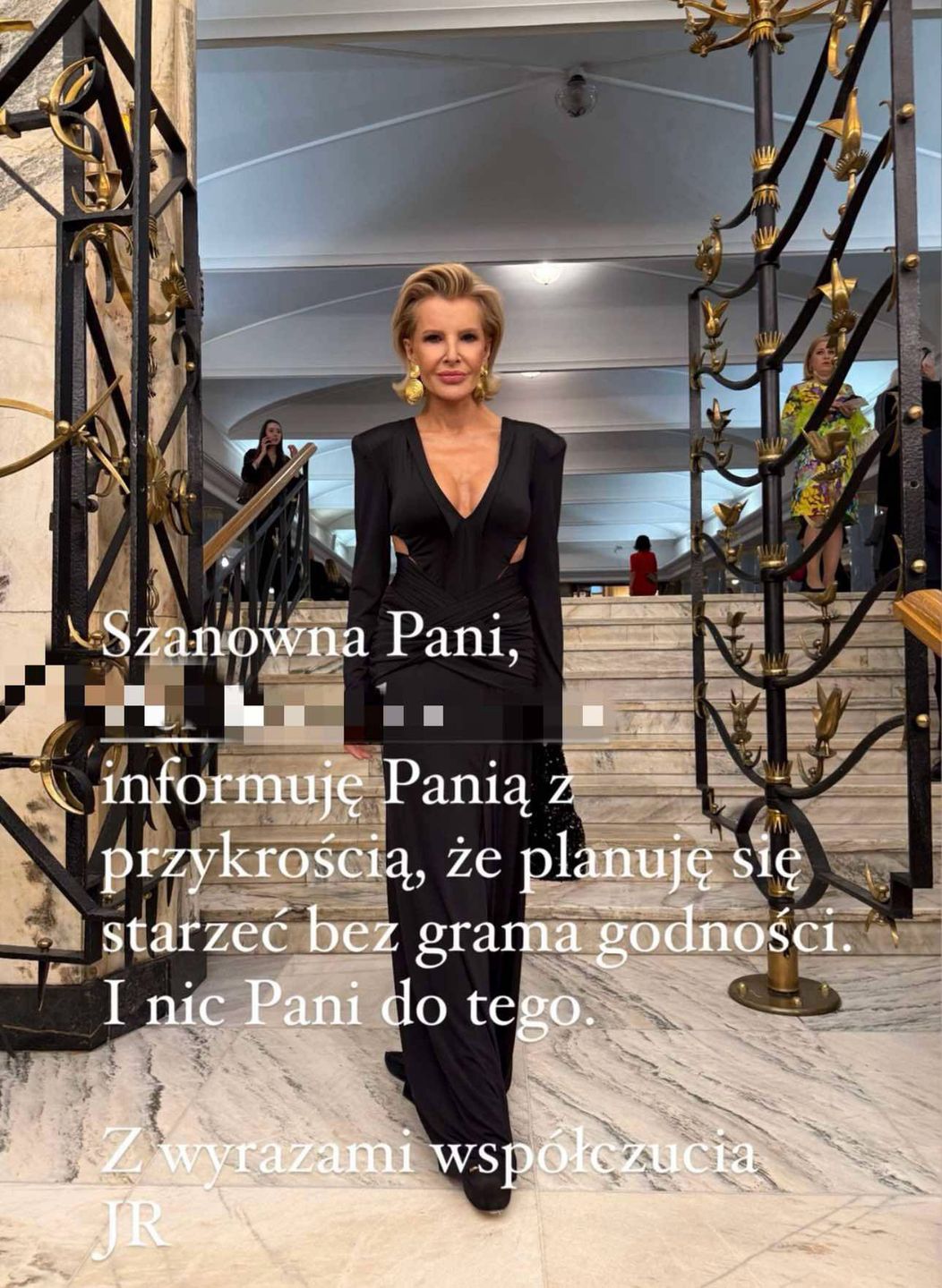 Joanna Racewicz odpowiada internautce