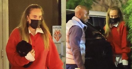 Dawno niewidziana Adele wychodzi zamaskowana z hotelu z narzeczonym i jego dziećmi. Ślub już niedługo?