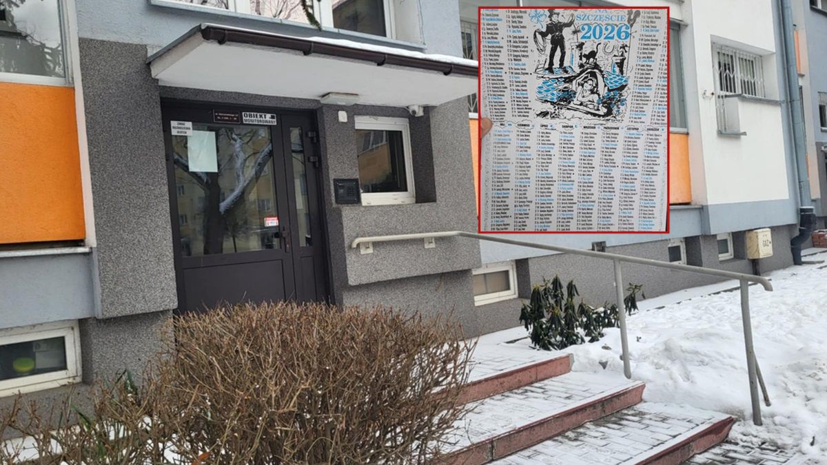 Oto kalendarze rozdawane przez fałszywych kominiarzy.
