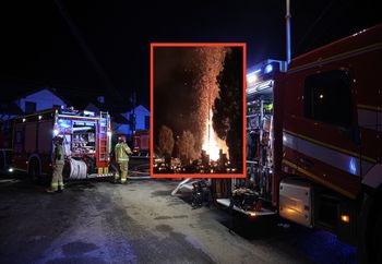 Eksplozja znicza w Koninie. Świadkowie w szoku