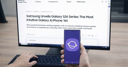 Przeglądarka Samsung dla Windowsa oficjalnie. Ma funkcje ze smartfonów