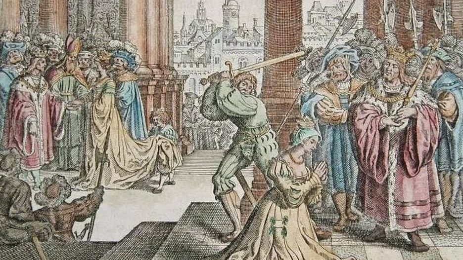 XVII-wieczne wyobrażenie egzekucji Anny Boleyn