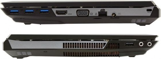 Digital Storm Veloce laptop gamingowy bok widok