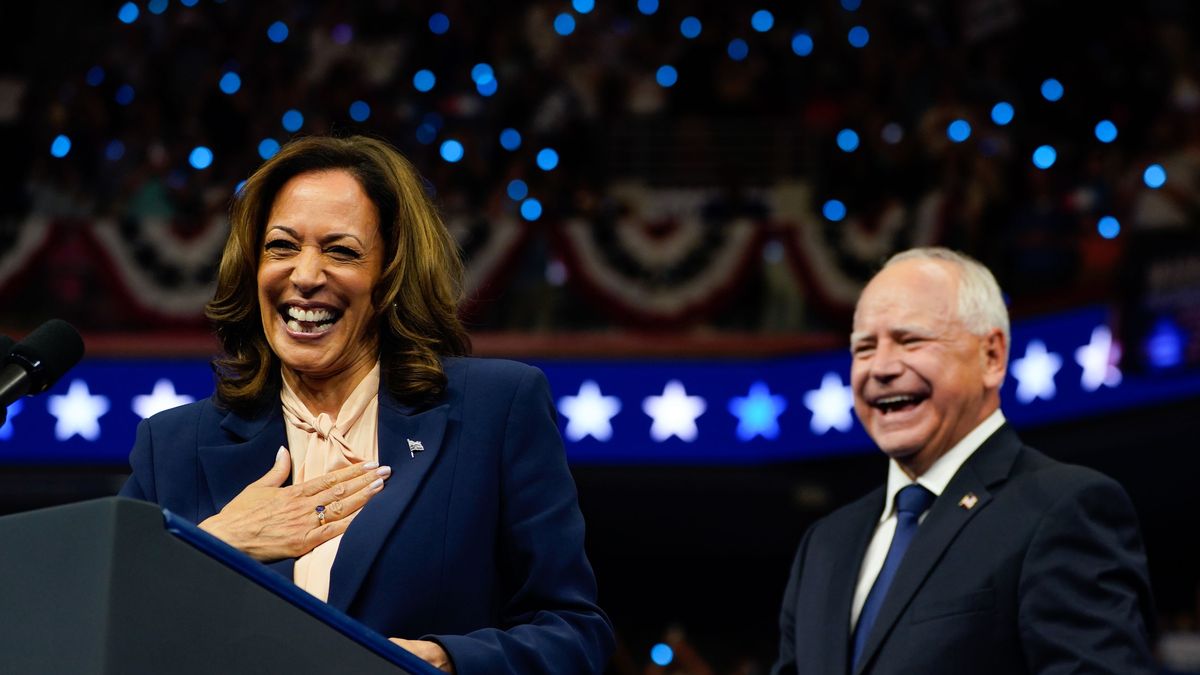Kamala Harris oraz Tim Walz