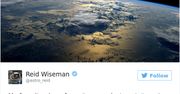 Kosmiczne zdjęcia w tweetach Reida Wisemana