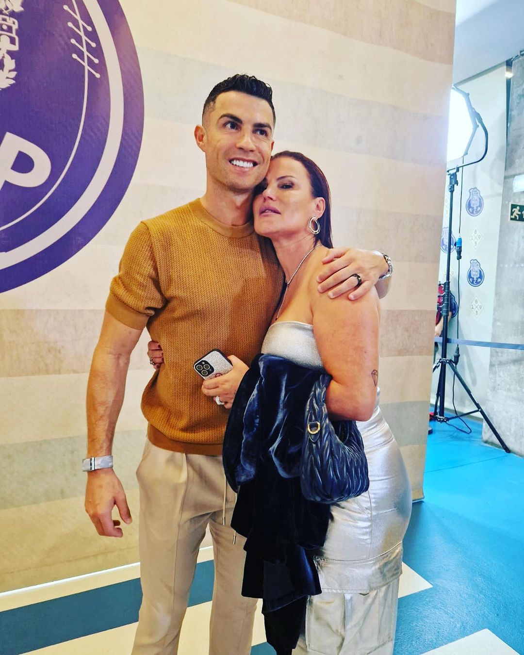 Cristiano Ronaldo z siostrą
