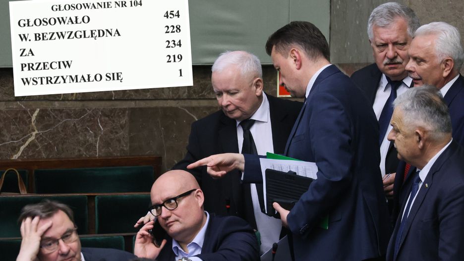 Głosowanie w sprawie "lex Tusk" w Sejmie