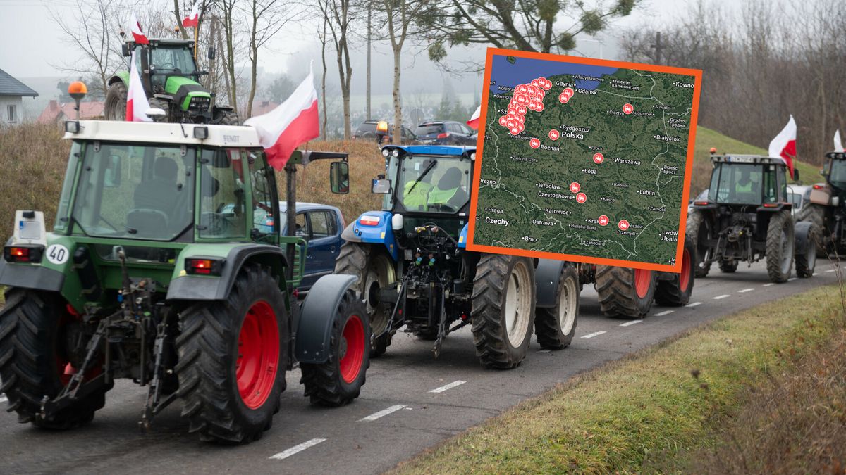 Rolnicy rozpoczynają protesty. Zablokują drogi [MAPA UTRUDNIEŃ]
