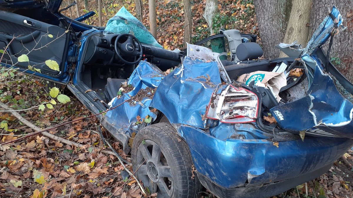 Tragiczny wypadek Audi