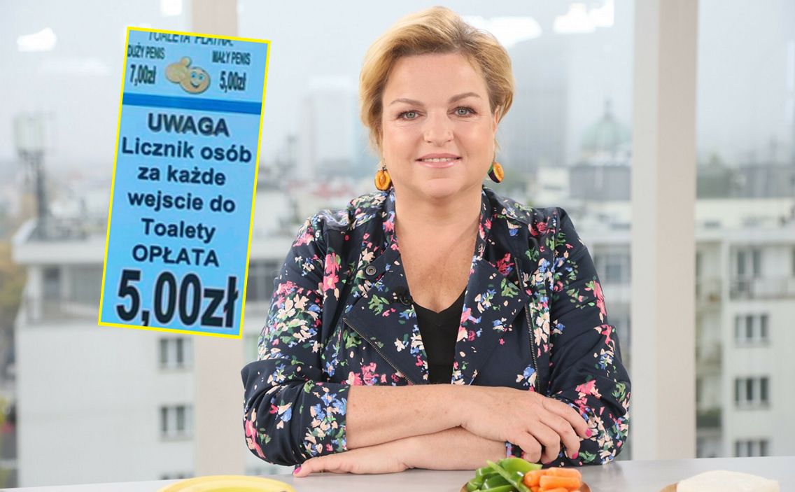 Katarzyna Bosacka pokazała, ile kosztuje wejście do toalety na Helu. Cena zaskakuje