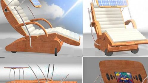 Plażowy fotel wielofunkcyjny - w dwóch wersjach 1