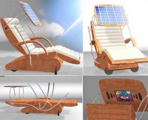 Ekoblogia: Plażowy fotel wielofunkcyjny - w dwóch wersjach