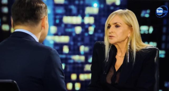 Olejnik spytała Sikorskiego o pochodzenie żony. Skargi do KRRiT