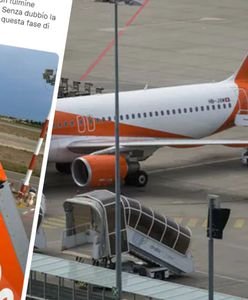 Rażony prosto w skrzydło. Załoga nie mogła opanować pasażerów