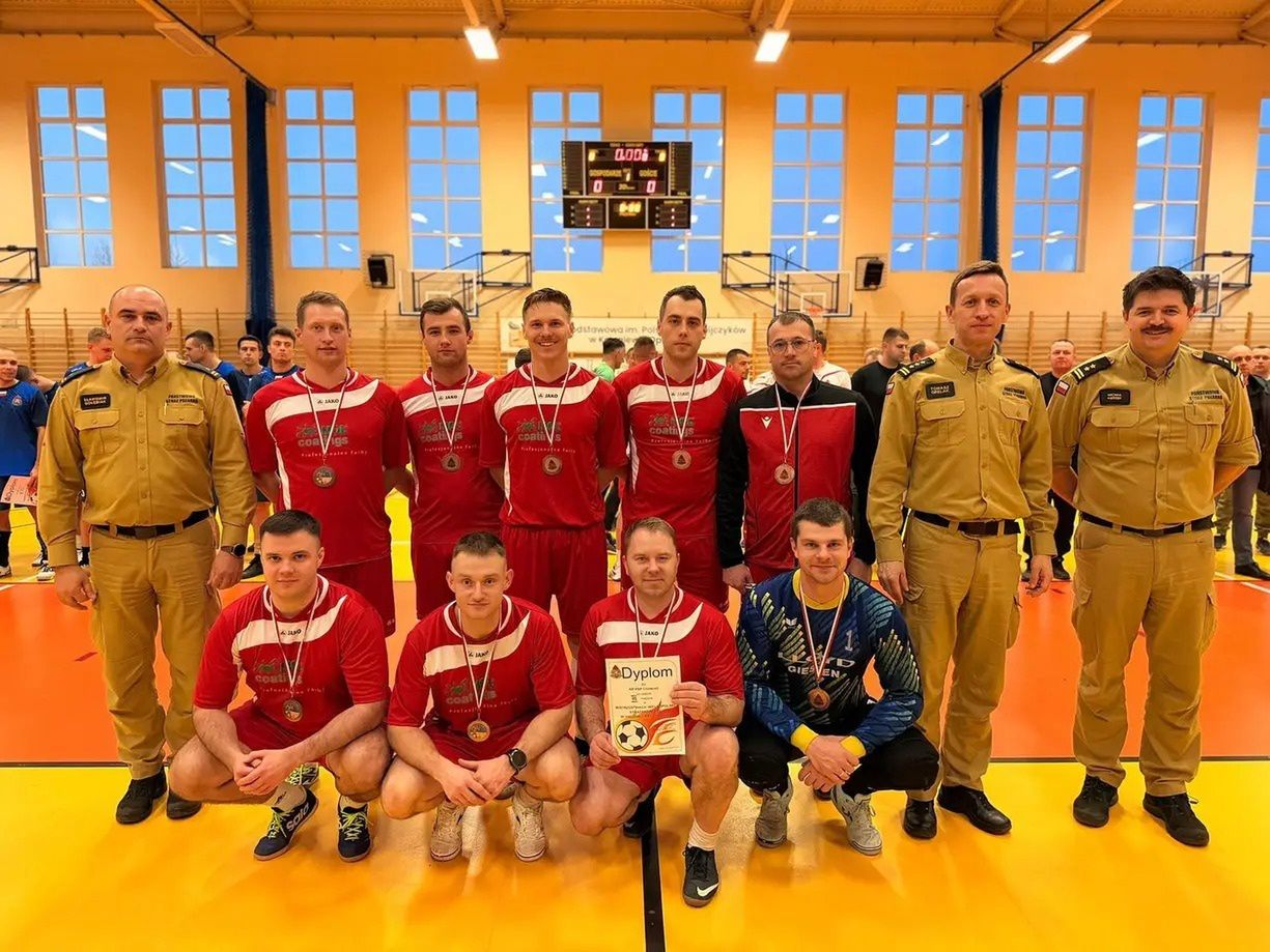 Brązowy medal strażaków z Chodzieży