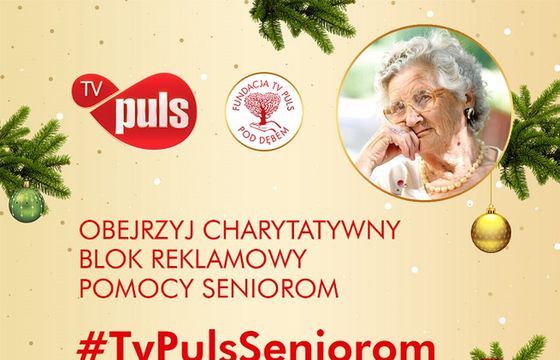 TV Puls w wigilię pokaże charytatywny blok reklamowy #TVPulsSeniorom (wideo)