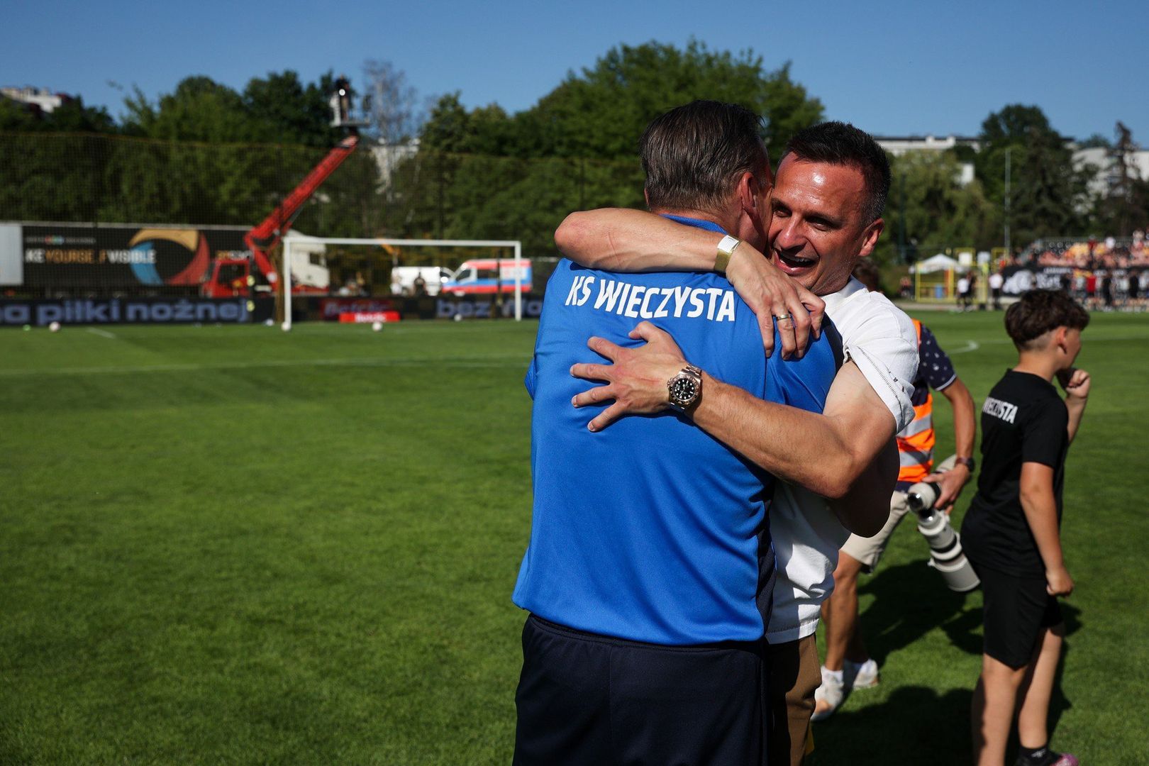 Sławomir Peszko też świętował awans z Wieczystą. Teraz jest w zarządzie klubu