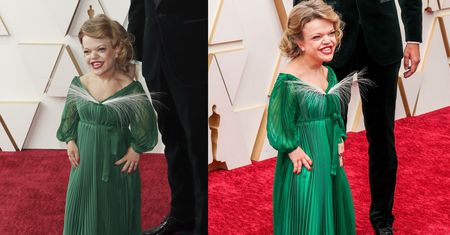 Oscary 2022. Anna Dzieduszycka w Hollywood. Polka na czerwonym dywanie