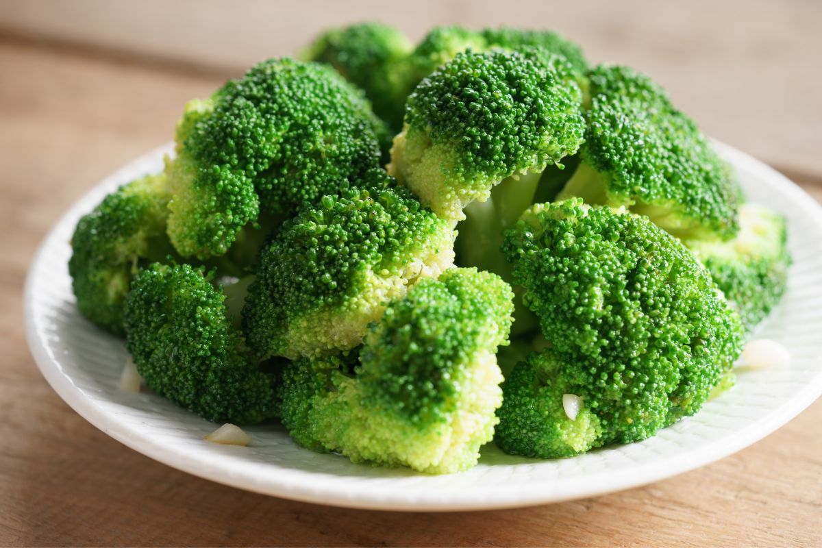 Broccoli contains lots of nutritional values, which are destroyed by temperature.