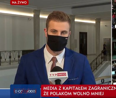 "Lex TVN". Himalaje serwilizmu. Reporter TVP Info przeszedł samego siebie
