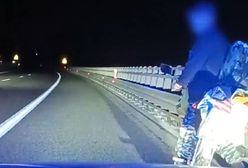 Jechał rowerem po S3. Niebezpieczną podróż przerwała policja