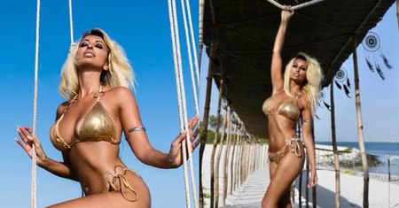 Odmieniona Jola Rutowicz obnaża swoje wdzięki na plaży w Miami (FOTO)