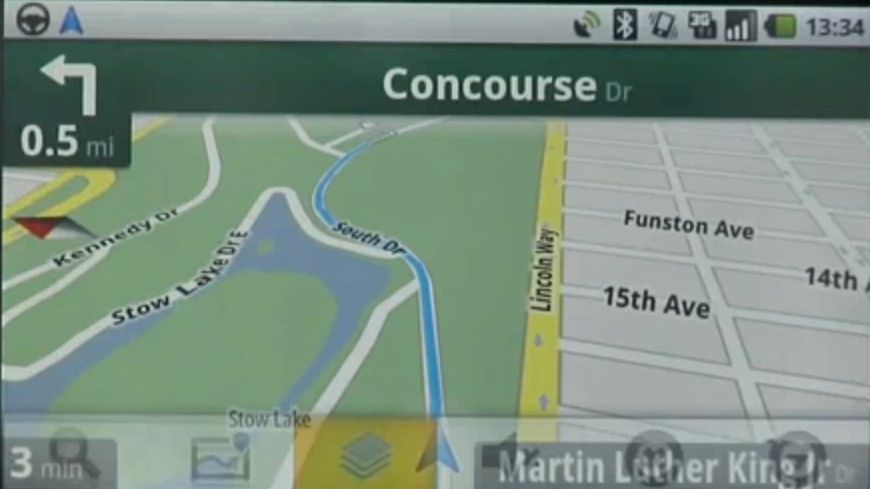 Nawigacja Google dla iPhone'a 1