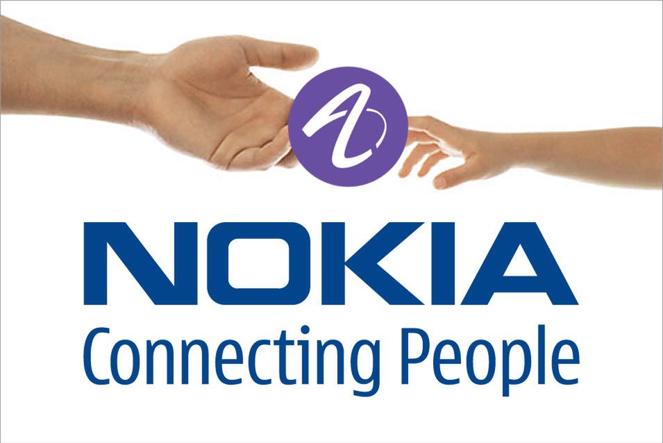 Zmodyfikowane logo Nokia