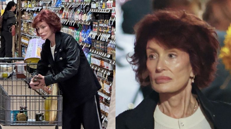 Odmieniona Sharon Osbourne robi zakupy w spożywczaku