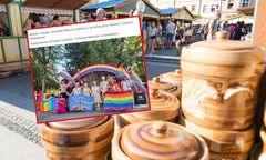 Grupa LGBTQ+ stanęła przed sceną. Prezydent wezwał ochronę