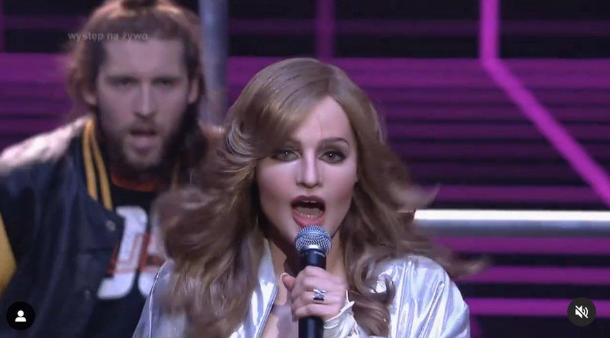 Karolina Pisarek jako Madonna