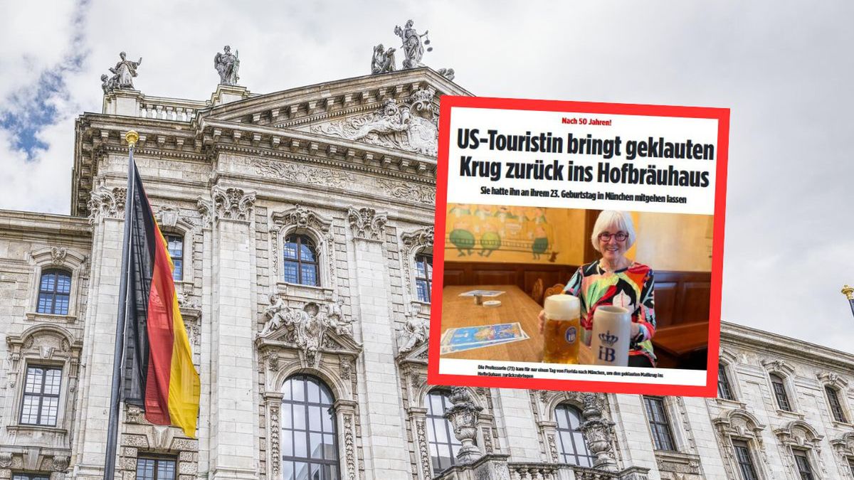 Amerykanka po 50 latach oddaje kufel z Hofbräuhaus