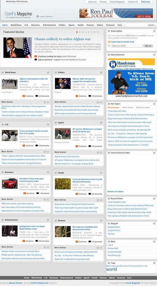 41 pięknych szablonów do Wordpressa 34
