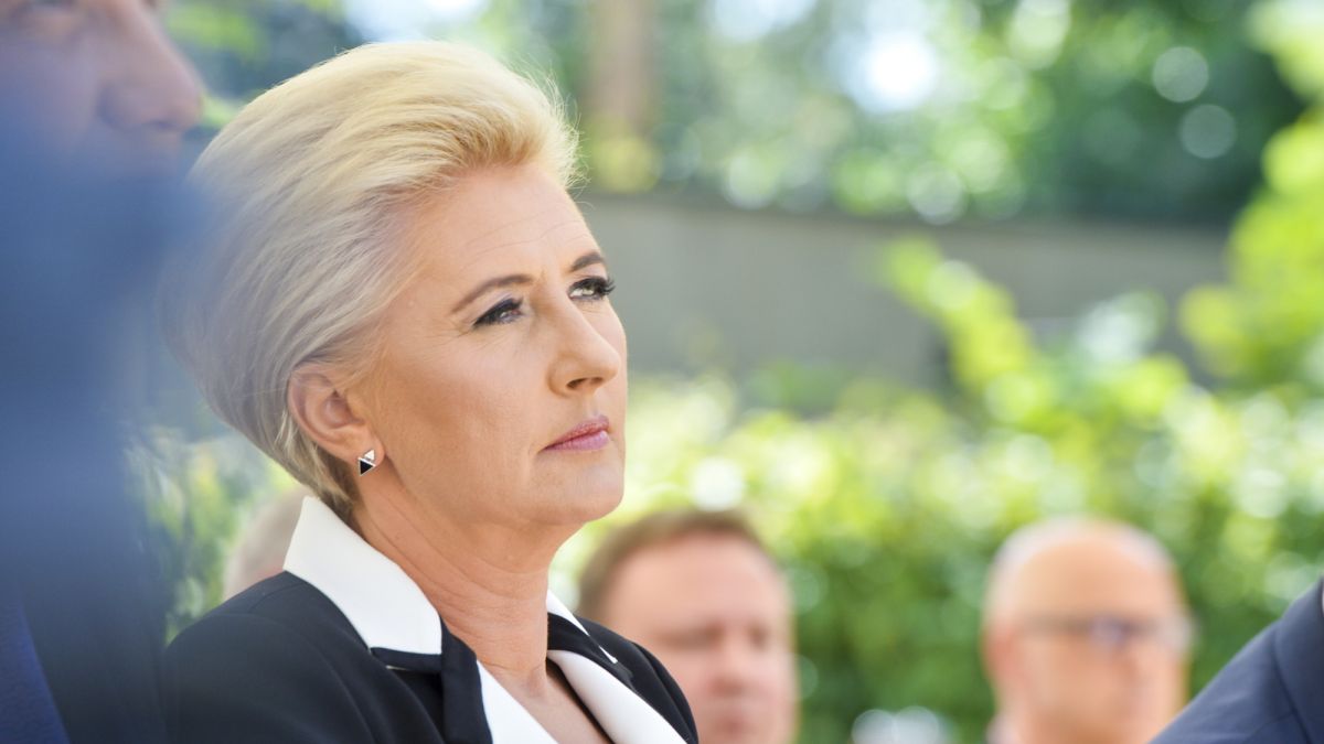 Agata Kornhaused-Duda zapuściła włosy