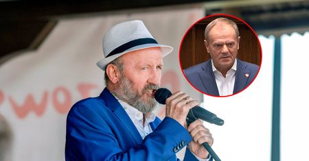 Tusk na planie "Rancza". Barciś komentuje