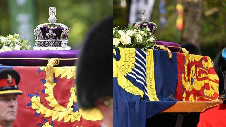 Trumna królowej Elżbiety II