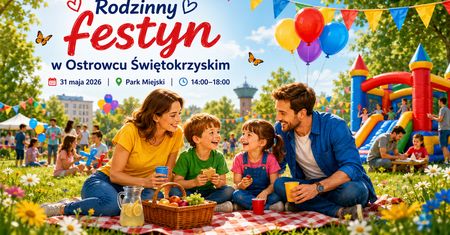 Wielki rodzinny festyn w Ostrowcu Świętokrzyskim. Animacje, dmuchańce i konkursy w Parku Miejskim