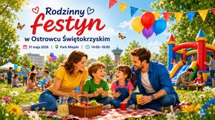 Wielki rodzinny festyn w Ostrowcu Świętokrzyskim. Animacje, dmuchańce i konkursy w Parku Miejskim