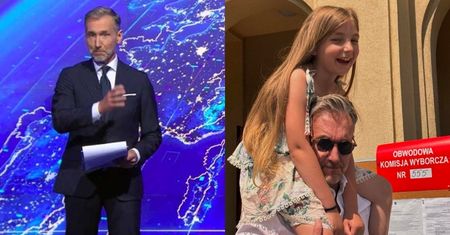 Piotr Kraśko prowadził wieczór wyborczy. Nagle wspomniał o 8-letniej córce! "Każdy z nas na różne sposoby mierzy czas"