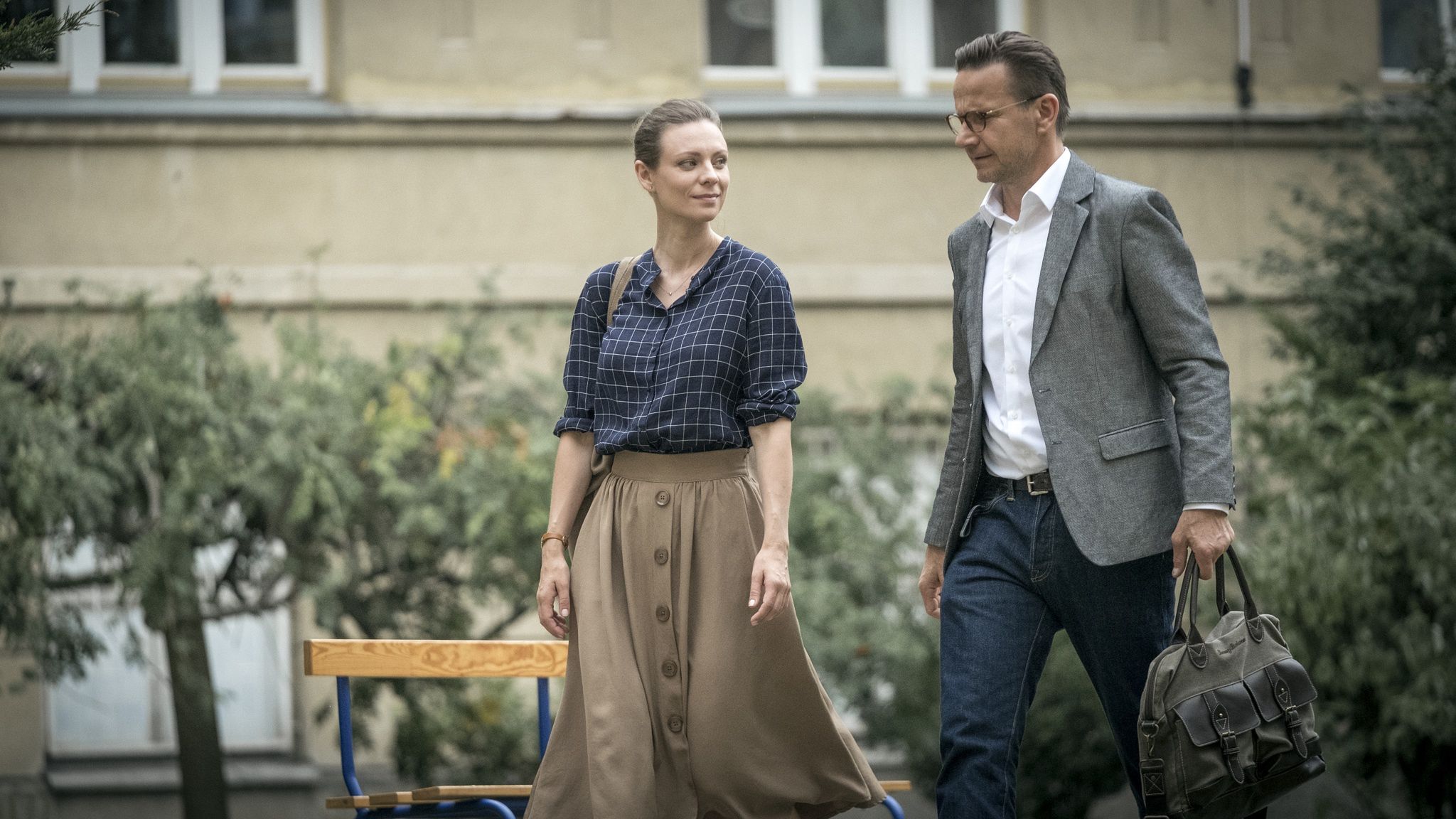 Magdalena Boczarska i Bartłomiej Topa w serialu TVN-u "Pod powierzchnią"
