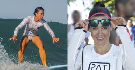 Umięśniona Kinga Rusin łapie falę i rozprawia o adrenalinie: "Najbardziej RYZYKOWNY sport, jaki do tej pory uprawiałam" (FOTO)