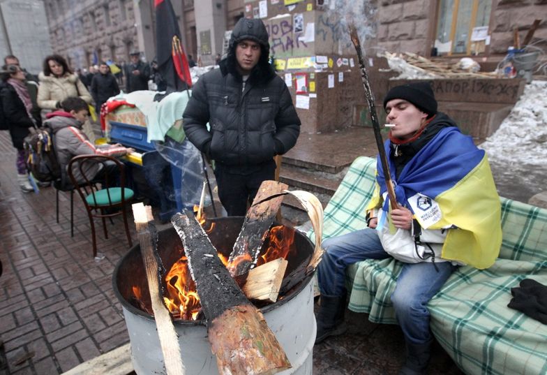 Aktywiści na Majdanie