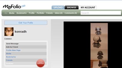 MyFolio - jeśli baaardzo znudził się wam Deviantart 1