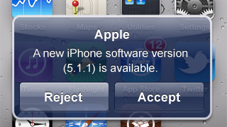 iOS 5 z możliwością bezprzewodowej aktualizacji oprogramowania? 1