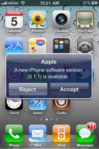 iOS 5 z możliwością bezprzewodowej aktualizacji oprogramowania?