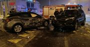 Lublin: Wypadek na al. Tysiąclecia. Zderzyły się dwa auta